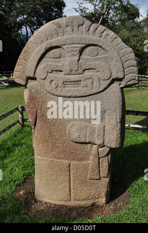 Archäologischer Park in San Agustin. Abteilung von Huila. Kolumbien Stockfoto