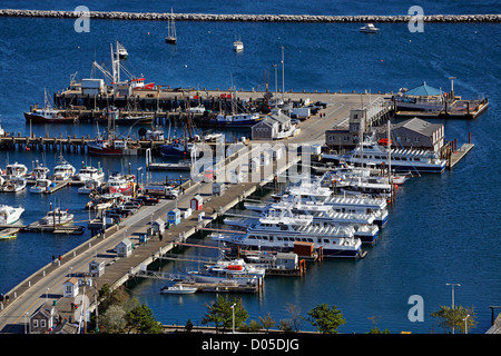 Provincetown Hafen, Cape Cod, Massachusetts, Amerika Stockfoto