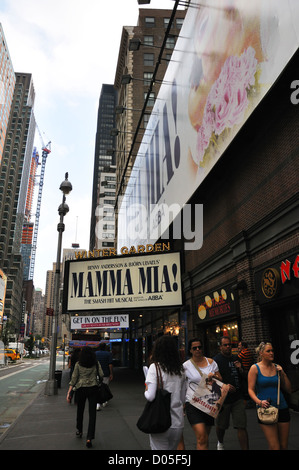 Mamma Mia show im Winter Garden Theater, New York City, USA Stockfoto