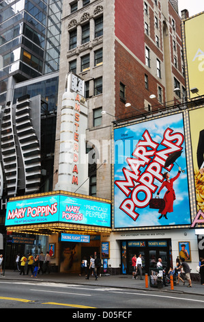 Mary Poppins Broadway-Show, New York City, USA Stockfoto