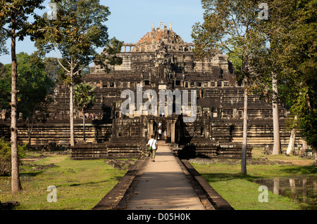 Die restaurierten Baphuon Tempel, Angkor Thom, Siem Reap, Kambodscha Stockfoto