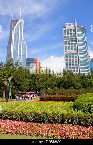 Shanghai China, chinesisches Huangpu Viertel, Nanjing Road, People's Park, Shimao International Plaza, Raffles City, Hochhaus Wolkenkratzer Gebäude b Stockfoto