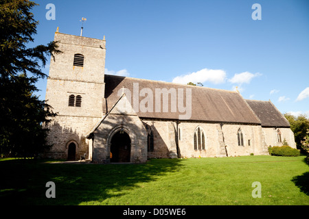 Die Kirche der Hl. Maria der Jungfrau, Eardisland, Herefordshire, UK Stockfoto