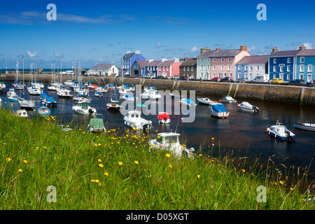 Aberaeron Hafen Ceredigion Mid Wales UK Stockfoto