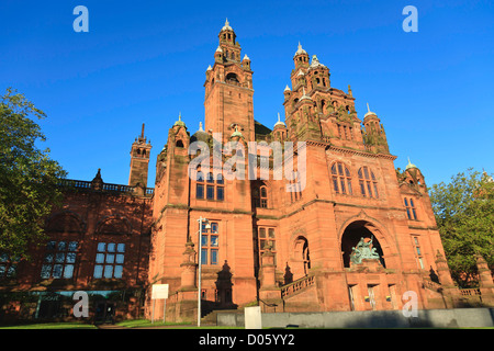 Kelvingrove Art Gallery and Museum von der Rückseite des Gebäudes. Stockfoto