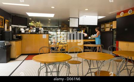 Santa Monica, Los Angeles Oceanside Resort - Deli Frühstück zu tun. Stockfoto