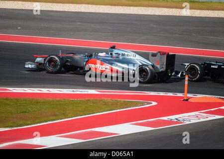 F1 Circuit of the Americas 18. November 2012. Austin, Texas. Formel 1 Runde 19. Stockfoto