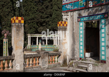 FONTANA ROSA GARTEN BEMERKENSWERTE GÄRTEN MENTON ALPES-MARITIMES (06) FRANKREICH Stockfoto