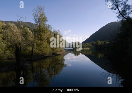 See von Ganna Naturschutzgebiet, der Provinz Varese, Lombardei, Italien Stockfoto