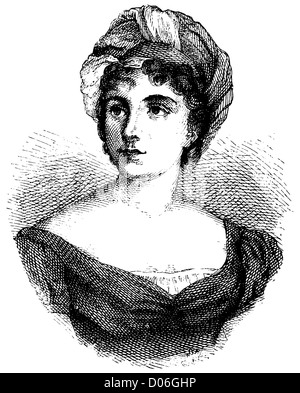 Anne Louise Germaine de Staël ("Madame de Staël") (1766 – 1817), französisch-schweizerischer Schriftsteller Stockfoto