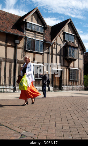 Shakespeares Geburtshaus Stockfoto