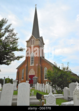 St Peter es Episcopal Church in Lewes, Delaware Stockfoto