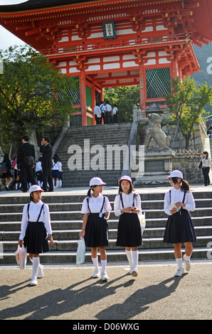 Kiyomizu-Dera Tempel, Kyoto Stockfoto