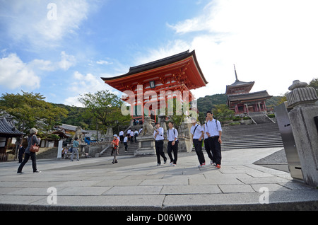 Kiyomizu-Dera Tempel, Kyoto Stockfoto