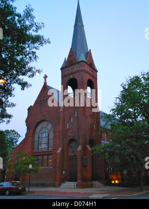 St. Marks Episcopal Church in den Capitol Hill Historic District, Washington, DC, die auf dem NRHP gelistet ist. Gebäude in NRHP auch gesondert ausgewiesen. Stockfoto