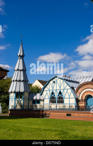 Trinkhallen Kurstadt Tenbury Wells Worcestershire England Stockfoto