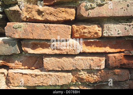Grunge zerstörten Mauer hautnah Stockfoto