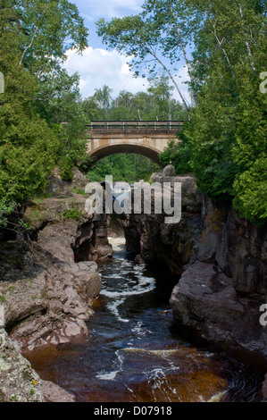 USA, Minnesota, Schroeder, Temperance River State Park Stockfoto