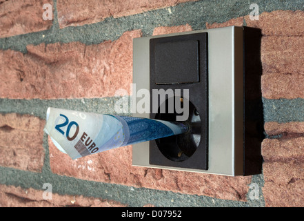 Die Energiepreise steigen immer noch in Europa Stockfoto