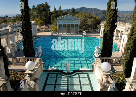 Der Neptune Pool im Hearst Castle Stockfoto