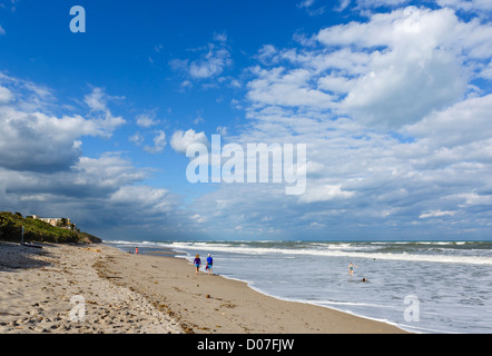 Strand in Jupiter, Treasure Coast, Florida, USA Stockfoto