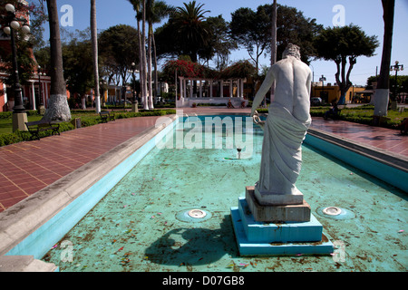 Die Plaza de Barranco, der kommunalen Plaza de Lima, Peru böhmischen Viertel Barranco. Stockfoto