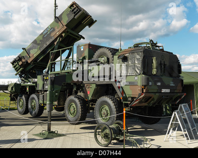 Deutscher Patriot Oberfläche Luft-Rakete auf dem Display. Stockfoto