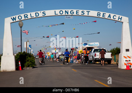 WA, Long Beach, internationale Drachenfest Stockfoto