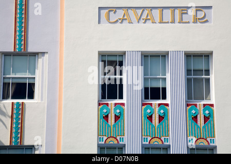 Kavalier Hotel am Ocean Drive, South Beach von Miami Beach, Florida, USA Stockfoto