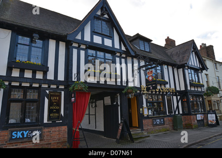 Rose & Krone Pub, Sheep Street, Stratford-upon-Avon, Warwickshire, England, Vereinigtes Königreich Stockfoto