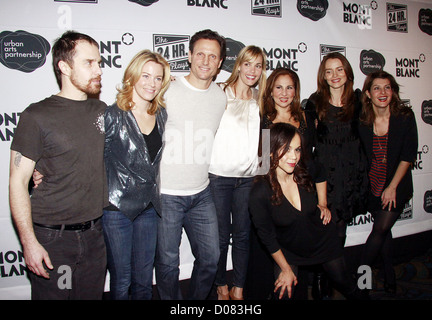 Sam Rockwell, Elizabeth Banks, Tony Goldwyn, Leslie Bibb, Kathy Najimy, Rosie Perez, Saffron Burrows und Nia Vardalos der nach Stockfoto