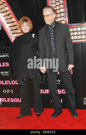 Jane Fonda Los Angeles Premiere von "Burlesque" statt der Graumans Chinese Theatre - Ankünfte Los Angeles, Kalifornien - 15.11.10 Stockfoto