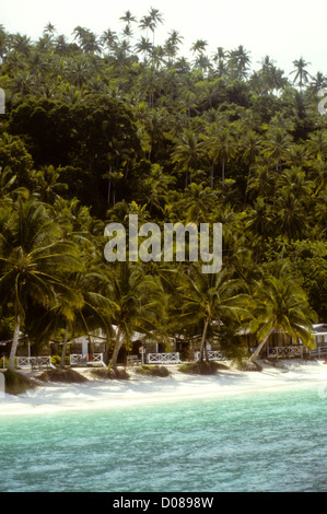 RAWA-Insel, Palmen gesäumten Stränden, weißem Sand, Tauchen, Schnorcheln, relaxen Ostküste Malaysia, South China Sea Stockfoto