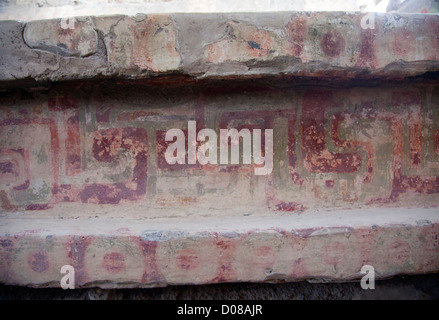 Teotihuacan malte Stein Segment - Mexiko Stockfoto