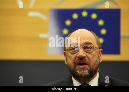 Präsident Martelly von Haiti im Europäischen Parlament Stockfoto