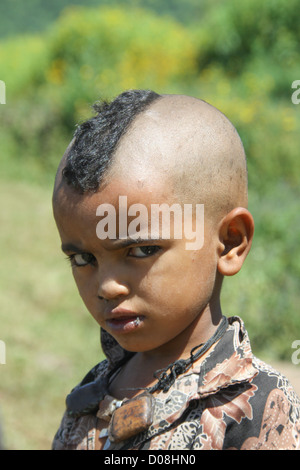 Äthiopien, Gondar Porträt eines jungen Mannes Stockfoto