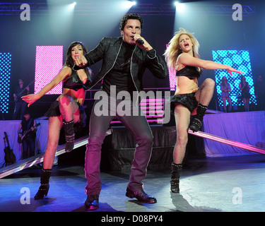 Chayanne führt im "Hard Rock Live" statt im Semile Hard Rock Hotel und Casi Hollywood, Florida Stockfoto