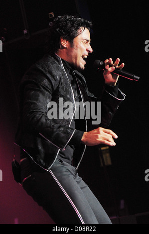 Chayanne führt im "Hard Rock Live" hielt die Seminole Hard Rock Hotel und Casino Hollywood, Florida - 19.11.10 Stockfoto