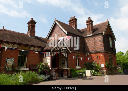 Sheffield Park Train Station, East Sussex, England. Stockfoto