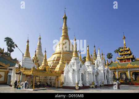 Shwedagon Pagode in Yangon, Myanmar Stockfoto