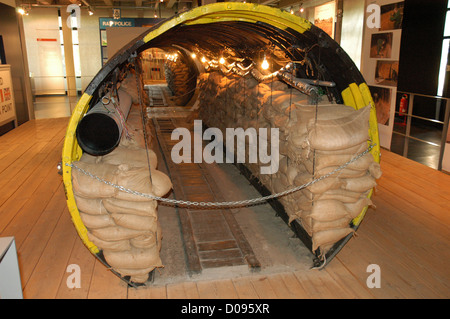 Operation Gold. Rekonstruktion des Tunnels gebaut von CIA und SIS in Berlin die sowjetischen Telefonate abzufangen. Stockfoto