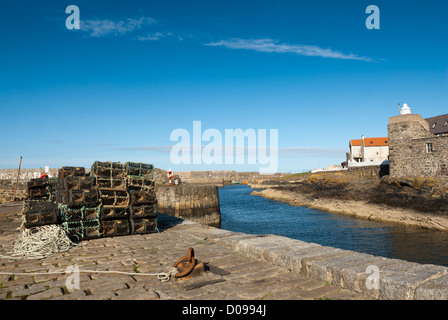 Die historischen 17. Jahrhundert Hafen bei Portsoy, Banffshire, Schottland, Vereinigtes Königreich. Stockfoto