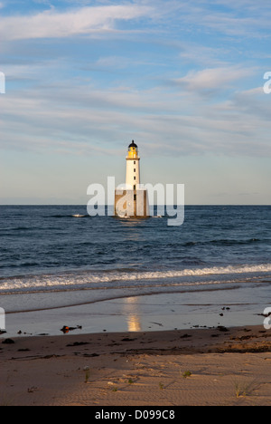 Rattray Head Lighthouse, Rattray Head, Aberdeenshire, Schottland. Stockfoto