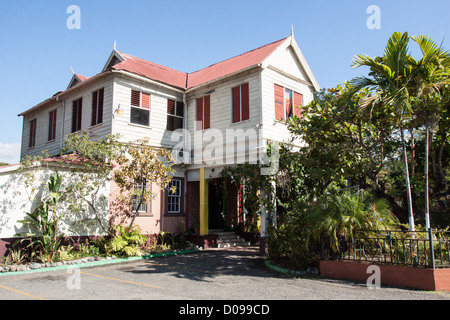 DER HAUS VON BOB MARLEY (1945-1981) JAMAIKANISCHER REGGAE-MUSIKER WANDTE SICH HEUTE IN EINEM MUSEUM KINGSTON JAMAIKA KARIBIK Stockfoto