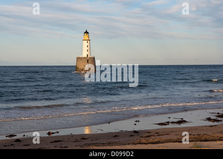 Rattray Head Lighthouse, Rattray Head, Aberdeenshire, Schottland. Stockfoto