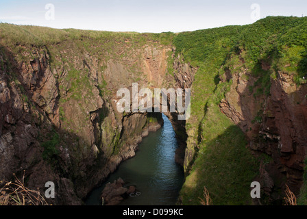 Die Bullers ' O Buchan, Aberdeenshire, Schottland, Großbritannien. Stockfoto