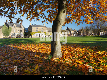 Broadway Village, die Cotswolds. Worcestershire, England, Vereinigtes Königreich. Stockfoto