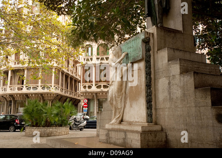 Die Fundacio la Caixa in Palma de Mallorca. Jugendstilhaus, Palma De Mallorca, Spanien Stockfoto