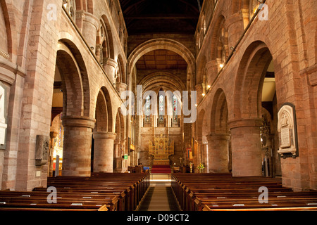 Shrewsbury Abtei Interieur, ein 11. Jahrhundert ursprünglich Benediktiner-Kloster, Shropshire UK Stockfoto