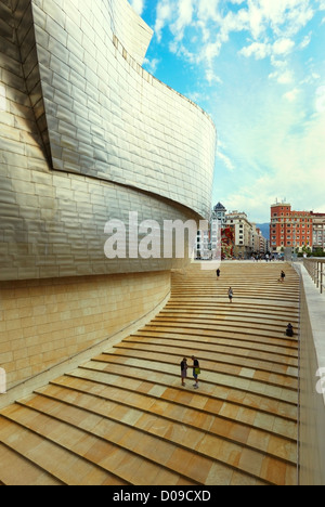 Guggenheim Museum Bilbao, Vizcaya, Baskisches Land, Spanien Stockfoto